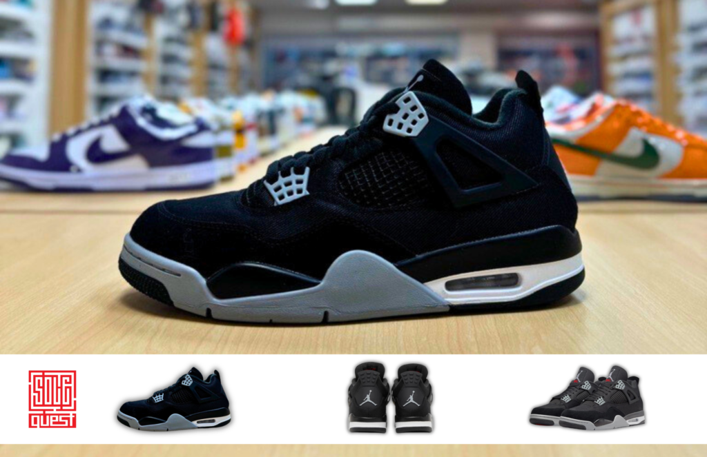 Air Jordan 4 Retro Se Black Canvas (1)