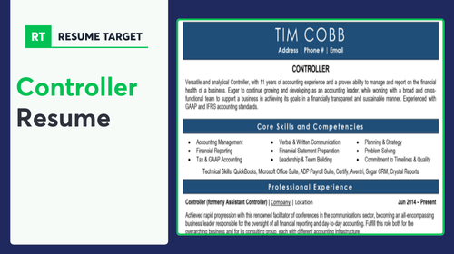 Controller Resume Sample image