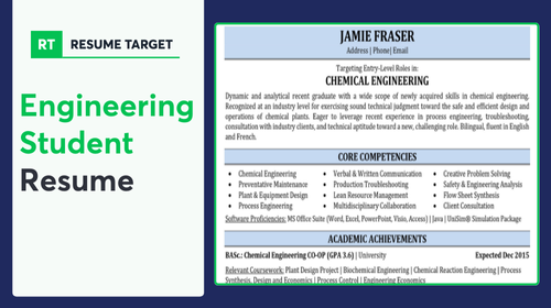 Engineering Student Resume Sample