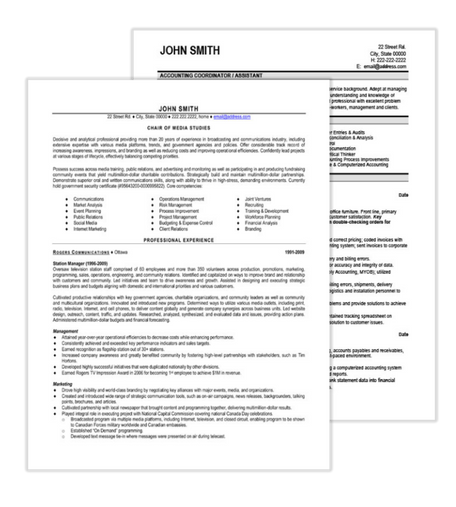 Arts Resume Samples