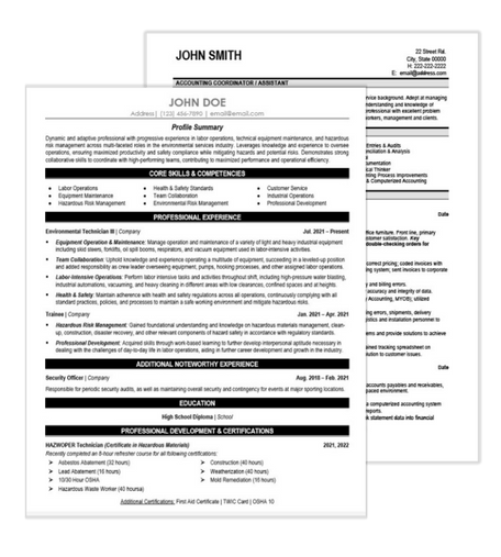 Forestry Resume Samples