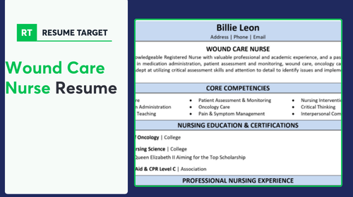 Wound Care Nurse Resume Sample