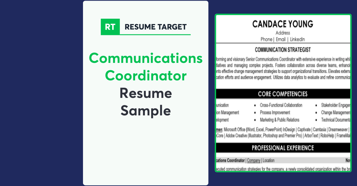 The Insider's Guide to Writing a Communications Coordinator Resume