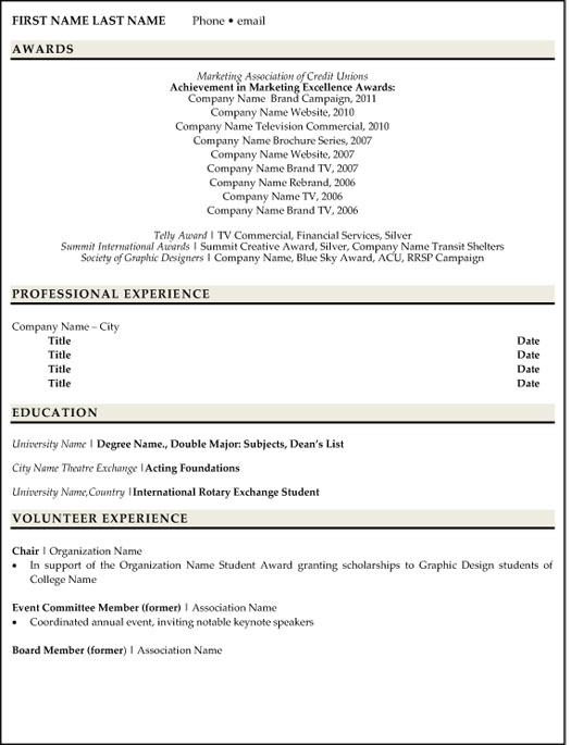 Advertising Executive Resume Sample & Template Page 2