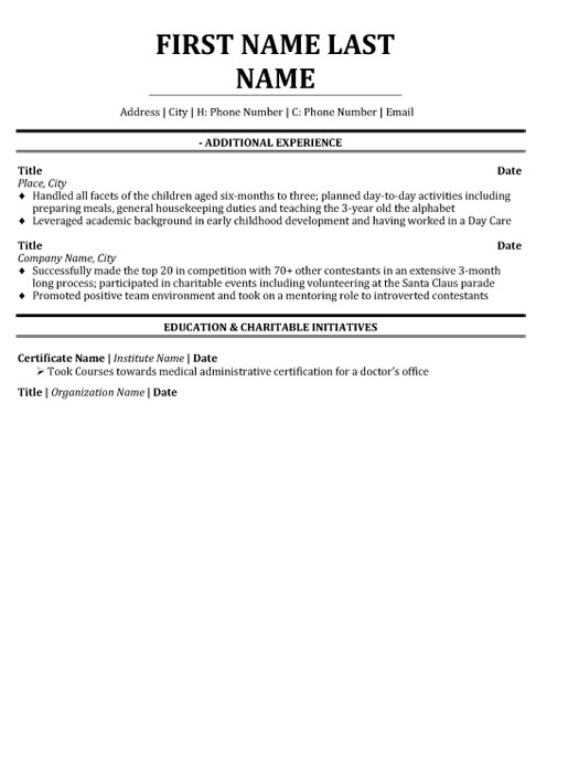 Customer Service Professional Resume Sample & Template Page 2