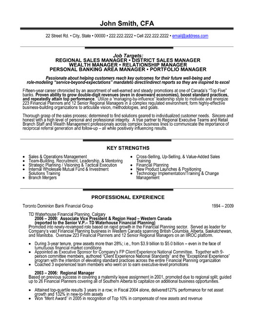 Relationship Manager Resume Sample & Template