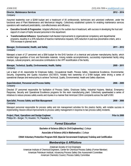 VP of Risk Management Resume Sample & Template Page 2