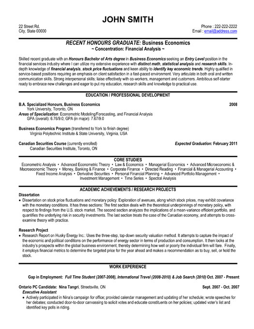 Financial Analyst Resume Sample & Template