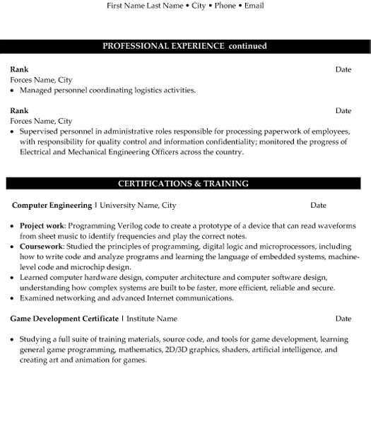 Operations Manager Resume Sample & Template Page 2