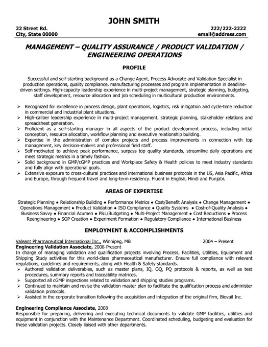 Quality Assurance Manager